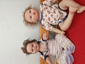2 reborn puppen 