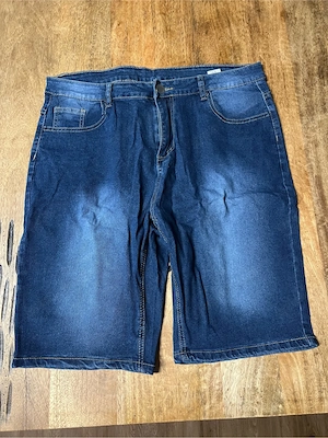 Kurze Jeans Damen Dunkelblau XXL