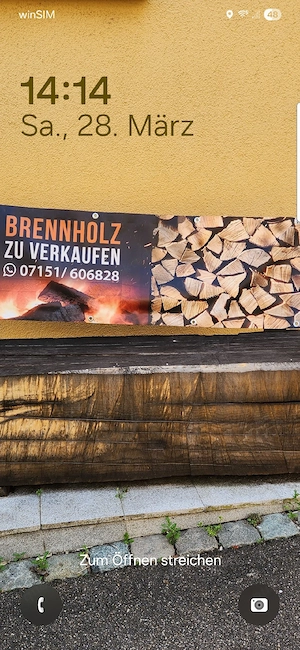 Buche und Esche Brennholz