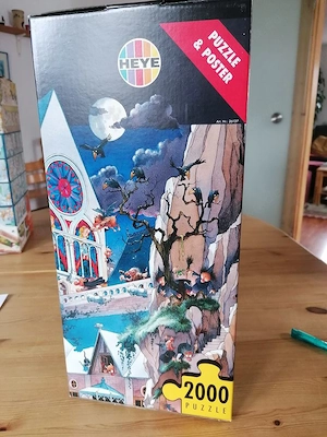 Heye Dreieck-Puzzle LOUP "Castle of Horror" 2000 Teile