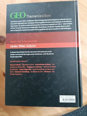 GEO Themenlexikon "Unsere Erde" - Bände 1-3 Top Zustand