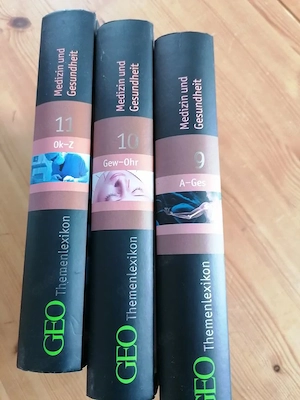 GEO Themenlexikon "Medizin und Gesundheit" 3 Bände A-Z TopZustand