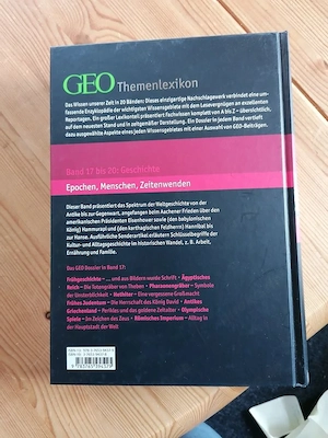 GEO Themenlexikon "Geschichte" 4 Bände A-Z Top Zustand