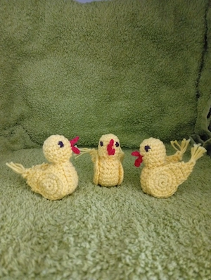 gehäkelte Osterkücken 