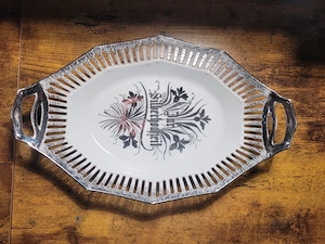 Zierteller Silberhochzeit  