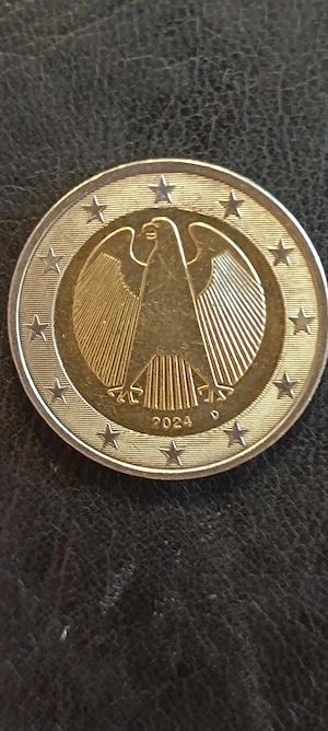2 Euro 2024 d Deutschland Adler 