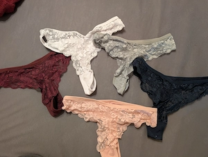 Getragene Stringtangas