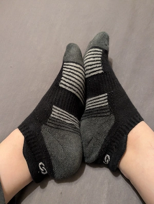 Getragene Socken 