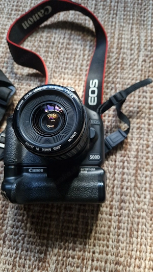 Canon EOS 500D Spiegelreflexkamera mit Objektiv & Zubehör
