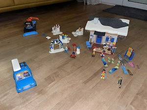 Playmobil Skichalet, Pistenraupe, Zubehör