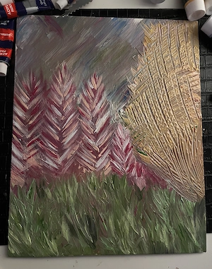 Cornfield Chase - Handmade Canvas
