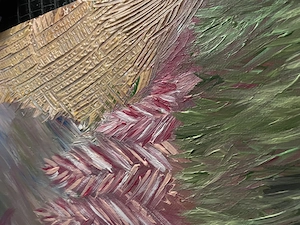 Cornfield Chase - Handmade Canvas Bild 2