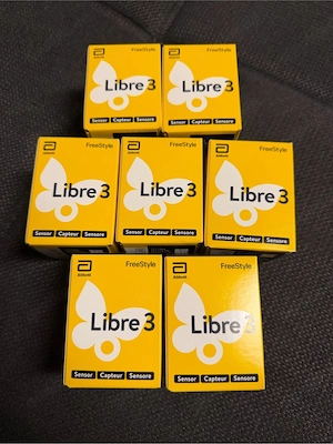 FreeStyle Libre 3 Sensoren 7x mhd 30.11.2026 Neu Ungeöffnet!