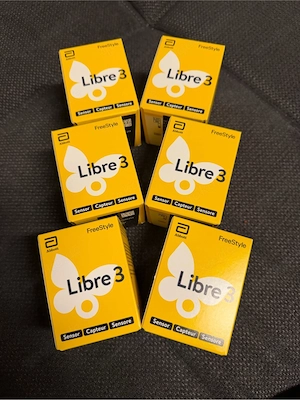 FreeStyle Libre 3 Sensoren 6x mhd 31.07.2026 Neu Ungeöffnet