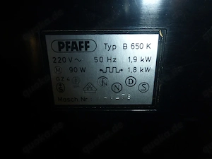 Pfaff 650 K Bügelmaschine - Heißmangel