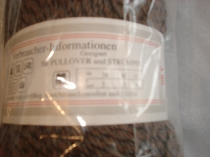 23 x 200 g Strickgarn, 4-fädig 740m braun neu OVP Bild 5