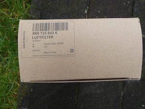 Luftfilter 8R0 133 843K VW Gruppe, A6, Passat