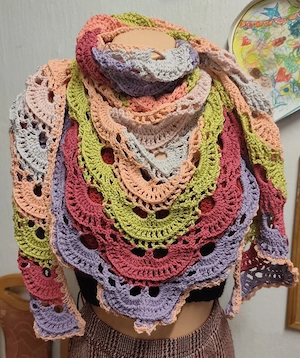 Schultertuch Schal (Baumwolle)