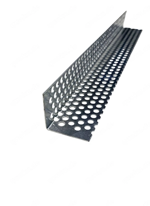Lochblech Lüftungsprofil 1m Alu 1mm blank | L-Profil | 20mm x 20mm
