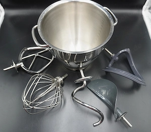 Kenwood ChefXL-Gerätadapter-Set, 5-tlg. mit 4,5L Edelstahlschüssel + Mixer 1,6L