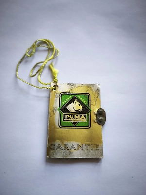 Puma Solingen Garantieschein Garantie Karte Garantiekarte Jagd 