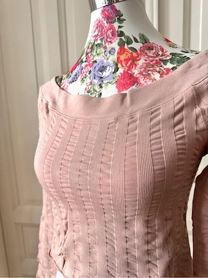 Rosa Langarm-Crop Top, neu, von Prozis  Bild 4