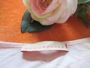 NEU Swarovski Strass Langarm Longsleeve T-Shirt SCHUMACHER Gr. 34, 36- 38  XS- S ros  