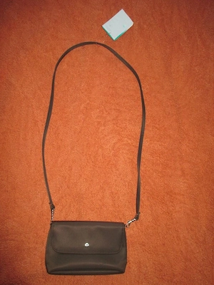 NEU mit Etikett Stoff Cross Body Umhänge Tasche Clutch Bag Tote Etienne Aigner schokoladen braun