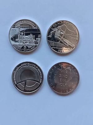 10 Euro Silbermünzen Deutschland 2010