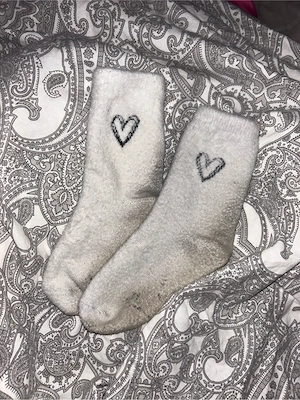 socken getragen Bild 2