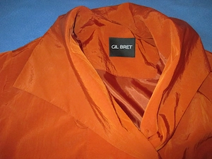 NEU mit ETIKETT Edel seidig Allround Trench Coat Long Jacke GIL BRET Gr. 40- 42  M Oversize terra