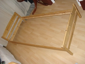 Massivholz Bett 200 x 90