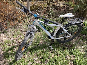 Cube Access WS 260 Woman Rahmen 26 Zoll Höhe 17 Zoll weiß aqua