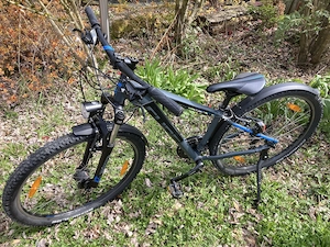 Cube Aim Allroad 260 grey blue Rahmen 26 Zoll Höhe 14 Zoll grey blue