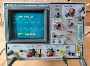 Zweikanal Oszilloskop 30MHz Trio CS-1830