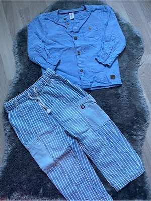 Sommer set   Hemd   Hose   100% Bio Baumwolle   92 