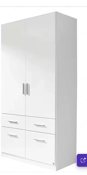 Celle Kleiderschrank mit Aufsatz