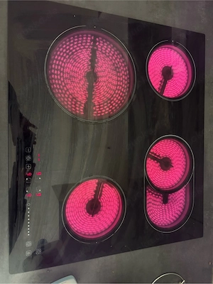 Herdplatte mit Touchfunktion