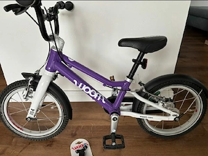 woom 2 KinderFahrrad Lila Zoll 14 