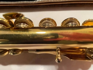 Joh. Hammig, vergoldete Querflöte!