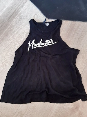 Manhattan top in schwarz 