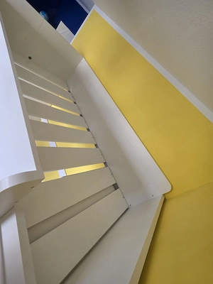 IKEA Stuva Hochbett weiß mit Schrank u. Regalen Bild 4