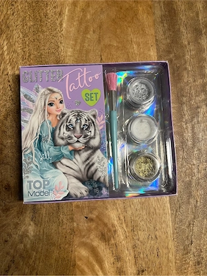TopModel Fantasy Tiger Glitzer Tattoo Set