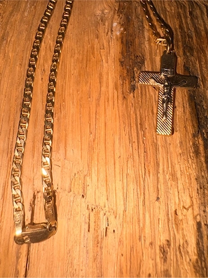 Ankerkette 585   Kreuz 585