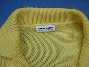 NEUw Baumwolle Blazer Strickjacke Strick Jacke Cardigan "GERRY WEBER" Gr. 40- 42  M  sonnen- gelb