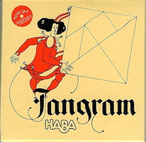 Haba Tangram Holz Knobelspiel Taschenformat neu unbenutzt