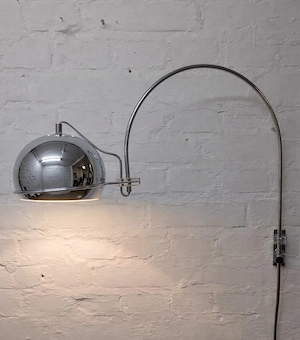 2 GEPO Bogenleuchte im Space-Age-Stil