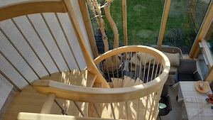  Wendeltreppe aus Buchenholz Bild 6