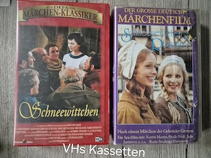Schneewittchen + Schneeweißchen und Rosenrot VHs Kassette