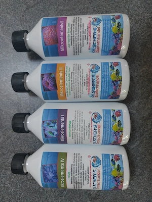 All in on Paket Mikroelements 1 - 4 Spurenelemente Korallen